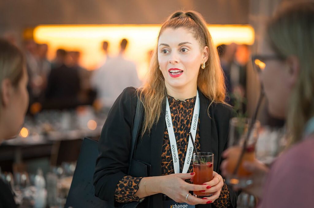 Teilnehmerin auf Event in Stuttgart in Cube Restaurant