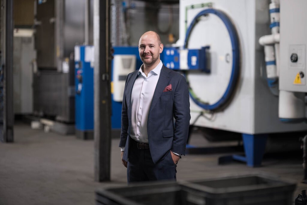 Businessportrait eines CEOs produziert vor Ort von Ihrem Businessfotograf