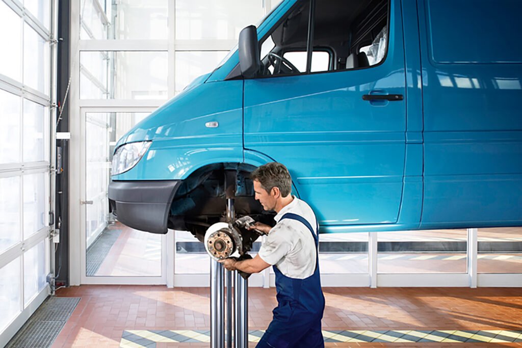 Industriefotografie Stuttgart für Mercedes Benz Tauschteile Aktion